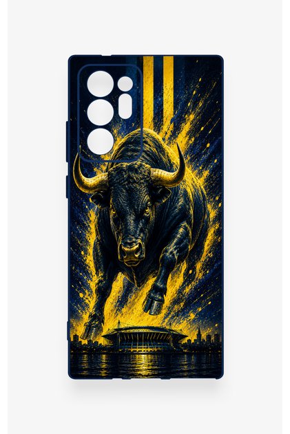 Samsung Note 20 Ultra Compatible Kadiköy Bull Patterned Silicone Case