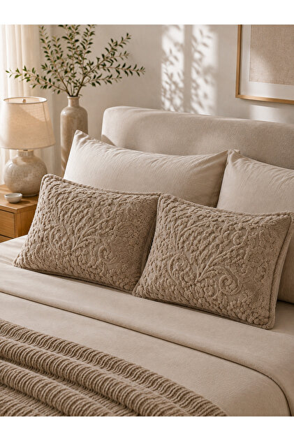 Welsoft 2-Piece Pillowcase, Decorative Soft Textured Pillowcase