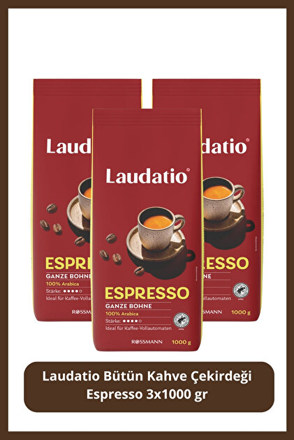 Whole Coffee Beans Espresso 3X1000 Gr