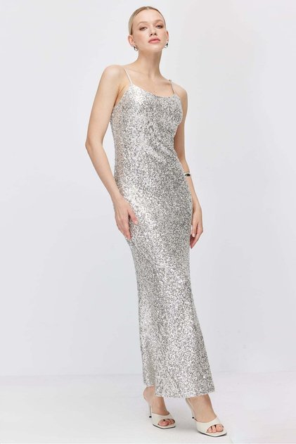 Women's Thin Strap Sequined Dress