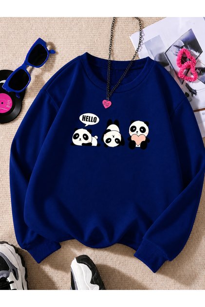 Children's Crew Neck Printed Sweatshirt