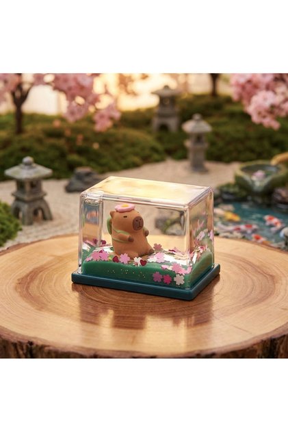 Batmayan Capybara Figür Hediyelik Masaüstü Mini Kapibara Figür 5 Cm