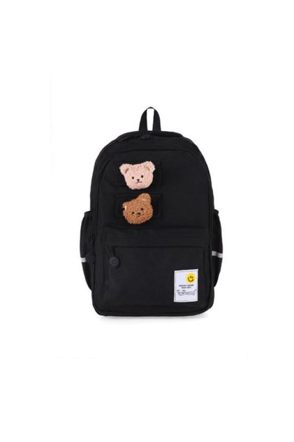 51666 Teddy Bear Mascot School Backpack Black