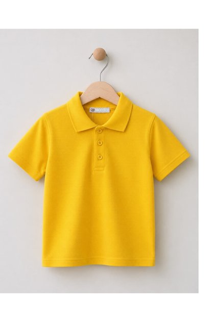 100% Cotton Polo Collar Girls' - Boys' School T-Shirt
