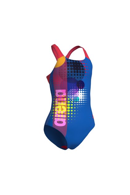 Girl's Dots Swimsuit Swim Pro Back Girls' Swimsuit