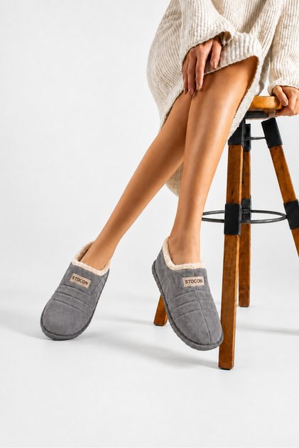 Unisex Warm Comfortable Plush Quilted House Slippers Home Boots Winter Soft Sole Home Boots Stc1328