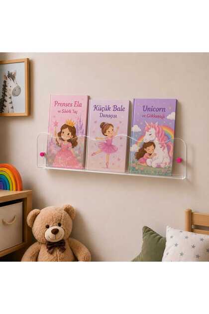 Şeffaf kitaplık, Dalgalı Model 3 mm plexi akrilik kitaplık, 30 cm