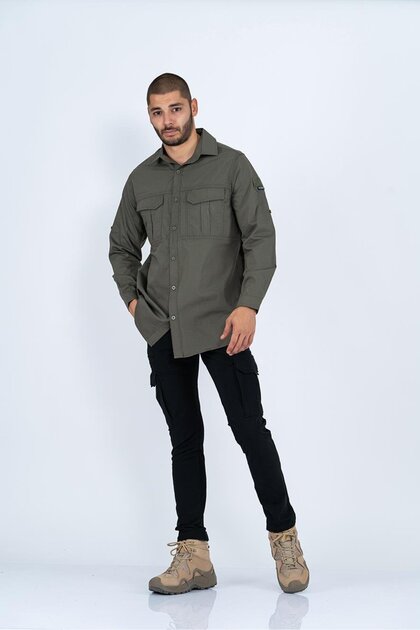 Combat Tactical Outdoor Ripstop Shirt Tactical Multi-Pocket Rp150- 424