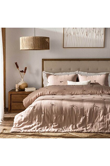 Bedding Set Kng Dried Rose