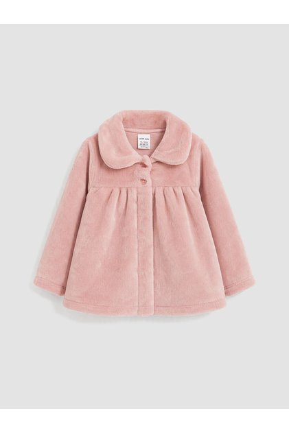 Lcw Baby Bebe Yaka Baby Girl Plush Cardigan