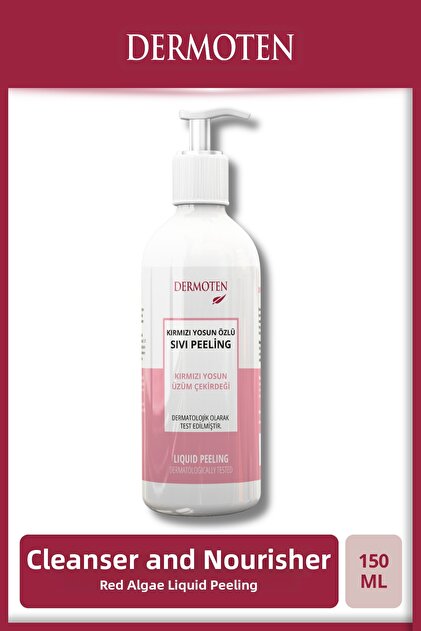 Liquid Face & Body Peeling | Red Seaweed Extract, Purifying and Renewing Gel Seaweed Peeling 150ml