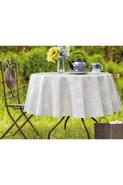 Jannie Pvc Tablecloth - Gray - 140 cm