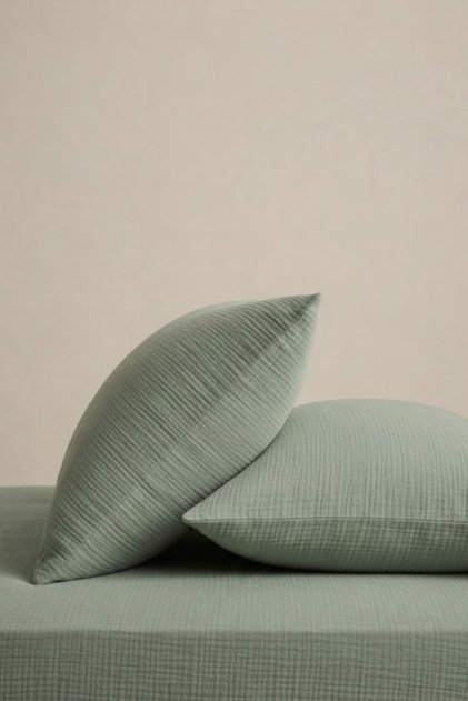 Petra 2-Piece Muslin Pillowcase