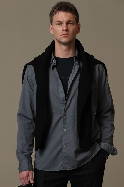 Πουκάμισο Real Ανδρικό Basic Comfort Fit Khaki