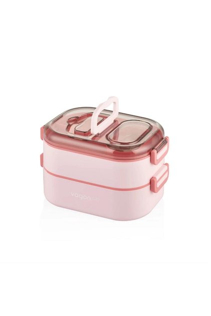Vagon Lıfe Lunch Box 1000 ml Beslenme Kabı Pembe VGN 7081