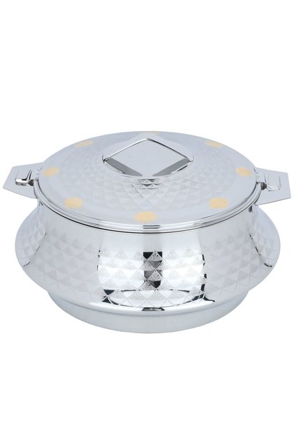 Ashwaq SteelAl Saif Gallery Food Container, 3500 ml - Silver