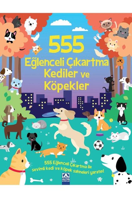 555 Eğlenceli Çıkartma Kediler Ve Köpekler