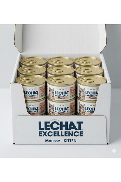 طعام رطب للقطط الصغيرة (كيتن) من علامة 12×85 Le Chat Excellence