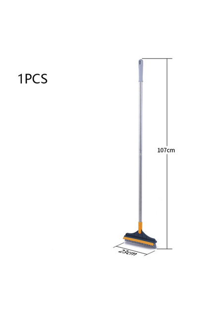 1 pcs Bathroom Floor Brush Wash the floor Brush the ground Seam Brush Tile Long Handle Wall Wash Toi