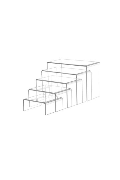5pcs 5/10pcs Acrylic Transparent Display Rack Multi-function Storage Rack Rectangular Clear Acrylic