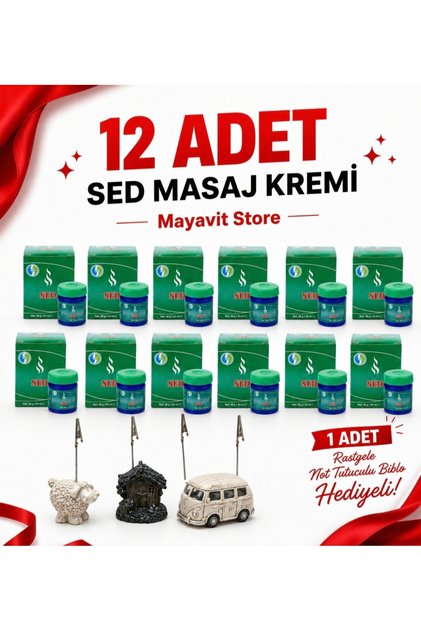 Masaj Kremi 12 Adet Set krem 38 gr / 45 ml Viks Ferahlatıcı-Mayavit Store Not tutuculu biblo hediyelidir