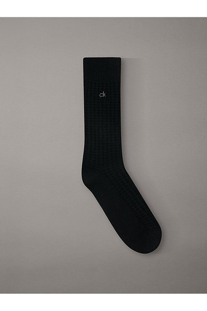Unisex Brand Logo Black Socks Suitable for Daily Use