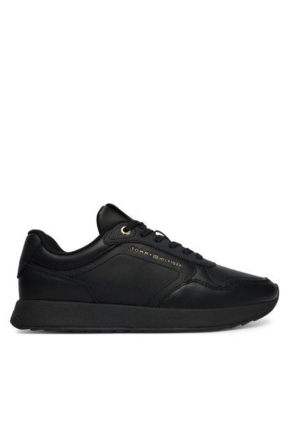 Kadın Marka Logolu Günlük Kullanıma Uygun Siyah Sneaker