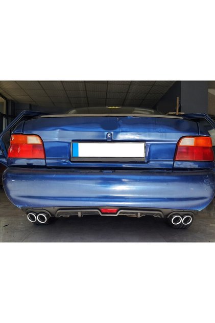 FORD ESCORT UYUMLU BODY KİT DİFÜZÖR 4 ÇIKIŞ SİYAH YUVARLAK