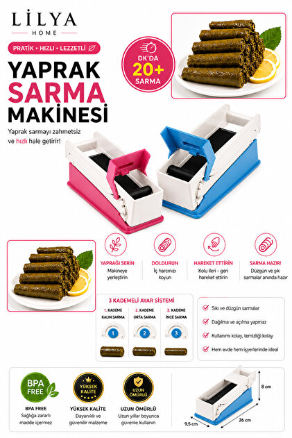 Yaprak Sarma Makinesi Dolma Sarma Makinası Pratik Yaprak Sarma
