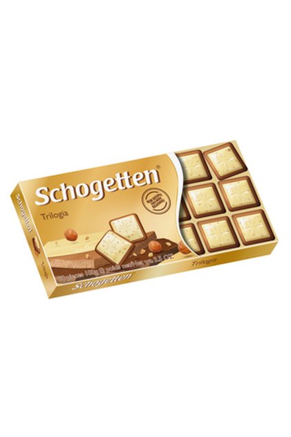 Ciocolata Trilogia cu 3 tipuri de ciocolata 100g