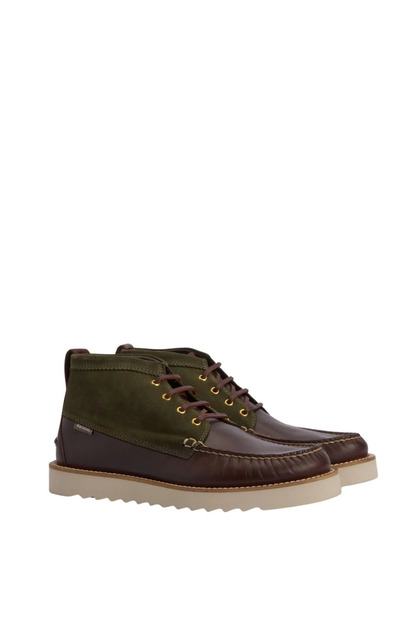 Hadston Chukka Bot OL32 Olive/Dark Brown