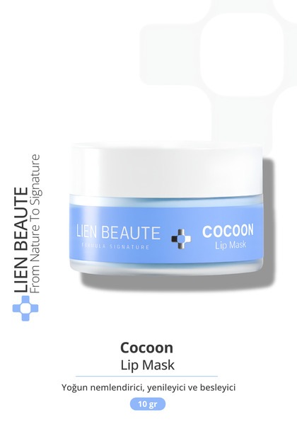 Cocoon Lip Deeply Moisturizing Nourishing Refreshing Smoothing Night Care Mask Lip Mask Blue Chamomile Castor Oil Shea Butter Vitamin E