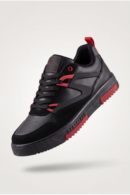Enzo Men's Sneakers00121963 Black Red