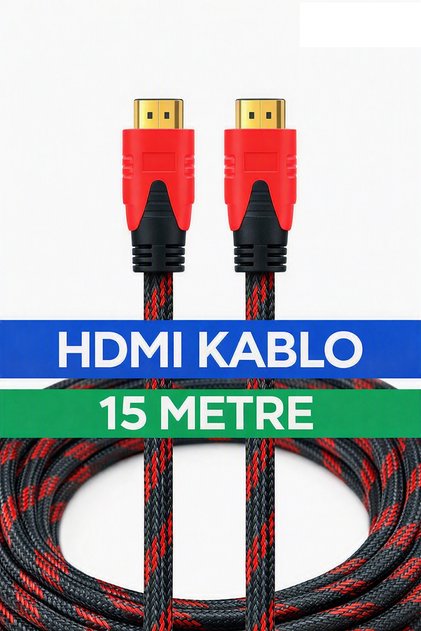 2143 15 Metre Hdmi Kablo 1.kalite 3d 4k Full Hd Hdmi Tv Uydu Alıcısı Kablosu