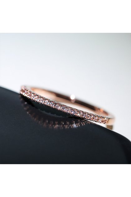 8 F555 Huitan New Minimalist Thin Rings for Women Wedding Brilliant Cubic Zircon High Quality Versat