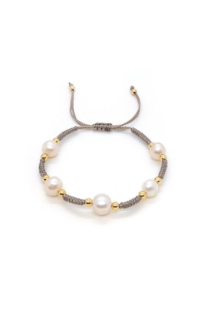 ZZS230043C KKBEAD Handmade Braided Rope Bracelet for Women and Men Vintage Jewelry Natural Freshwate