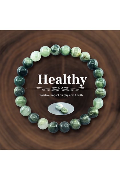 BR24Y0630-18 8mm Natural Stone Beaded Bracelet for Women Men Amethysts Crystal Qua