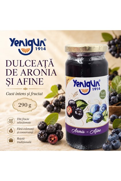 Dulceata de Aronia si Afine - Borcan 290 gr