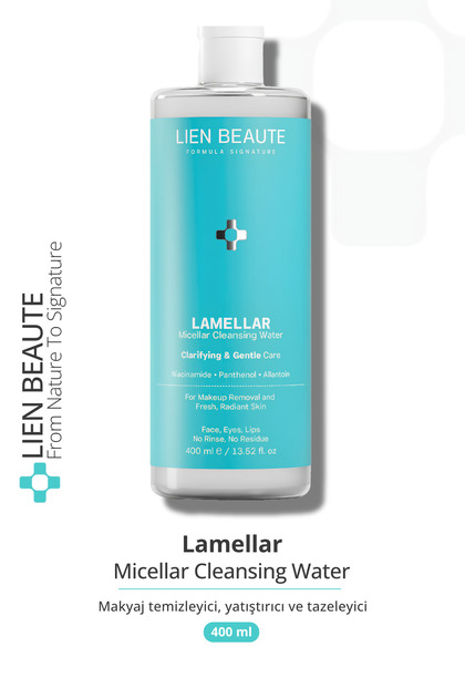 Lamellar Micellar Makeup Daily Residue Dirt Purifying Soothing Refreshing Moisturizing Brightening Tone Equalizing Cleansing Water Niacinamide Allantoin Glycerin Panthenol