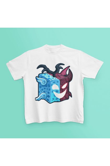 Blox Fruits New Printed Cotton Short Sleeve Children's Tshirt with Cotton Short Sleeve