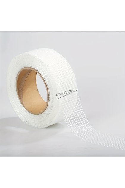 4.5CM 30M 13 mesh 1 Roll 30M Glass Fiber Self-Adhesive Mesh Tape Wall Crack Repair Thermal Insulatio
