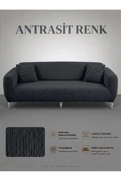 Good Quality 3-Seater Sofa Cover Single Piece Sofa Bed Cover Flexible Washable Elastic Sofa Cover.