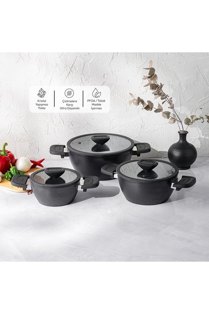 Diamente 6 Piece Midi Cookware Set