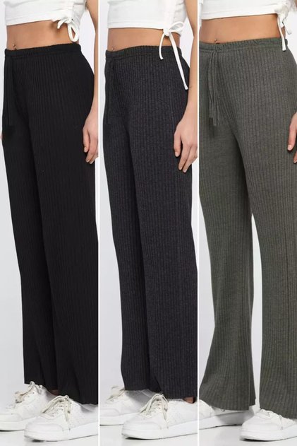 Fitiili Wide Leg 3-Piece Trousers