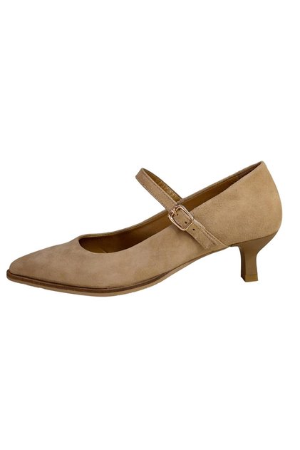 Nish N2688 Women's Genuine Suede Leather Heeled Classic Shoes