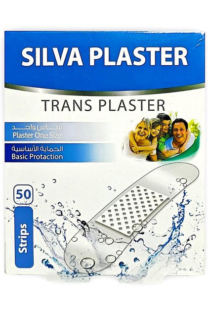 Transparent Medical Adhesive Strips, 50 Strips