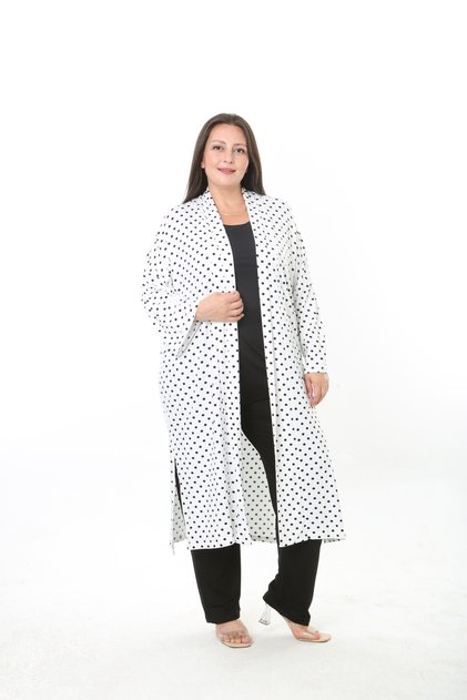 Women's Lycra Viscose Plus Size Cardigan