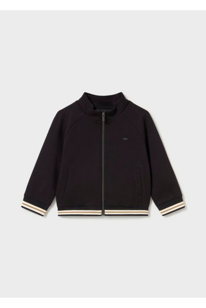 Black Baby Boy Zippered Sweatshirt 2431