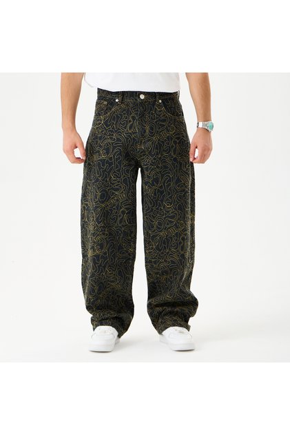 NAKIŞLI BAGGY PANTOLON