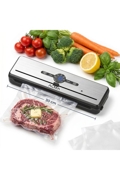 Aparat de Vidat Alimente AP-25P, Pompa Dubla 135W, 90kPa, Cutit Incorporat, Sigilare 30cm
